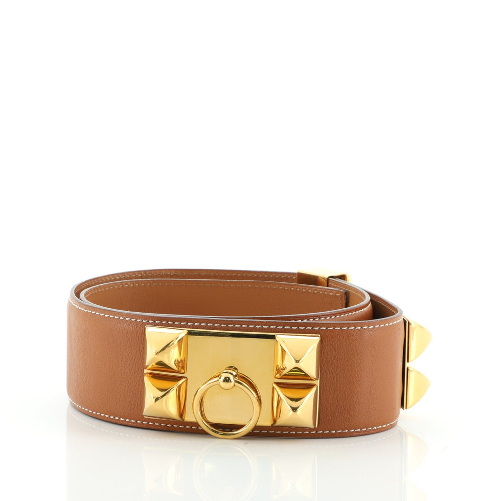 Collier de Chien Belt Leather Wide 70