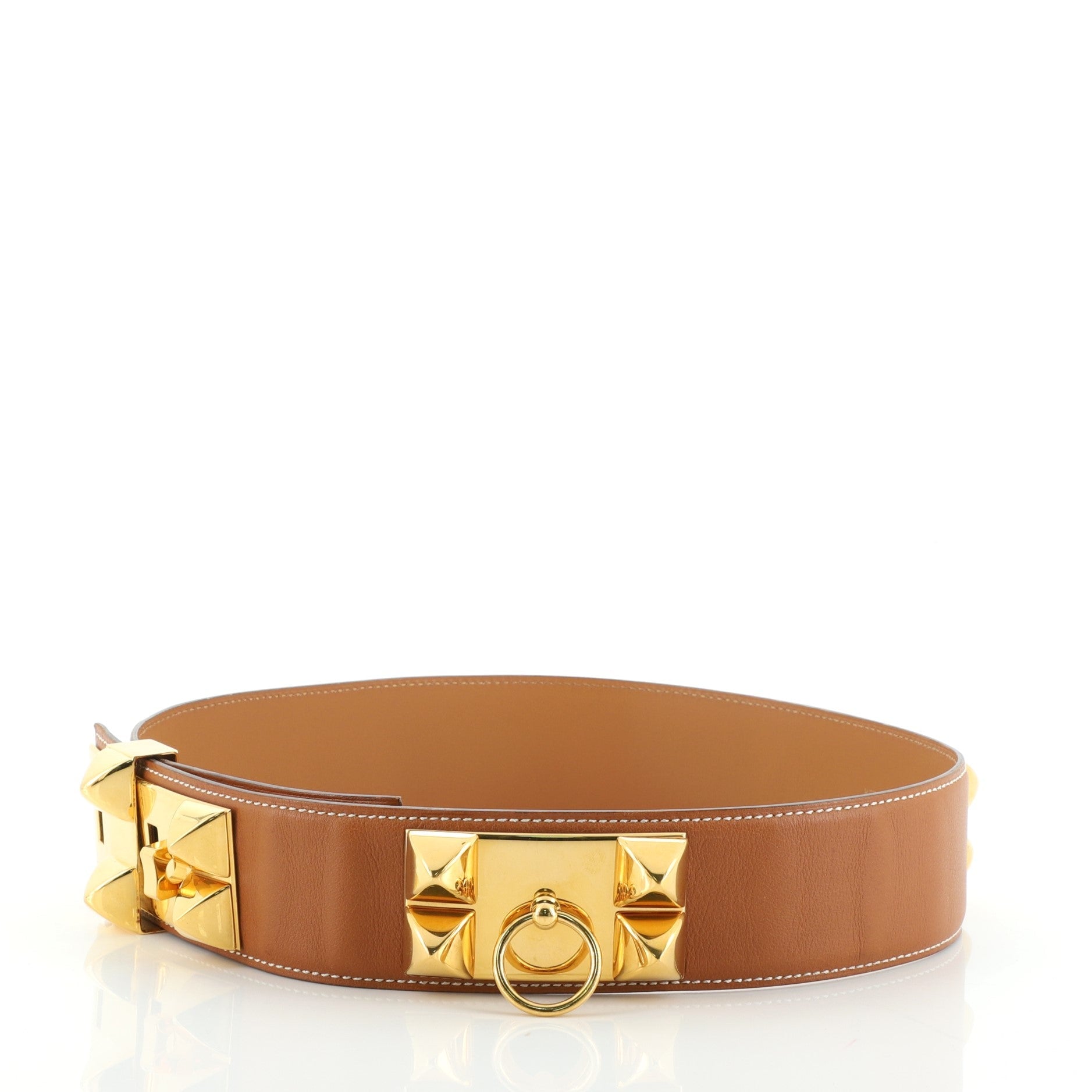 Collier de Chien Belt Leather Wide 70
