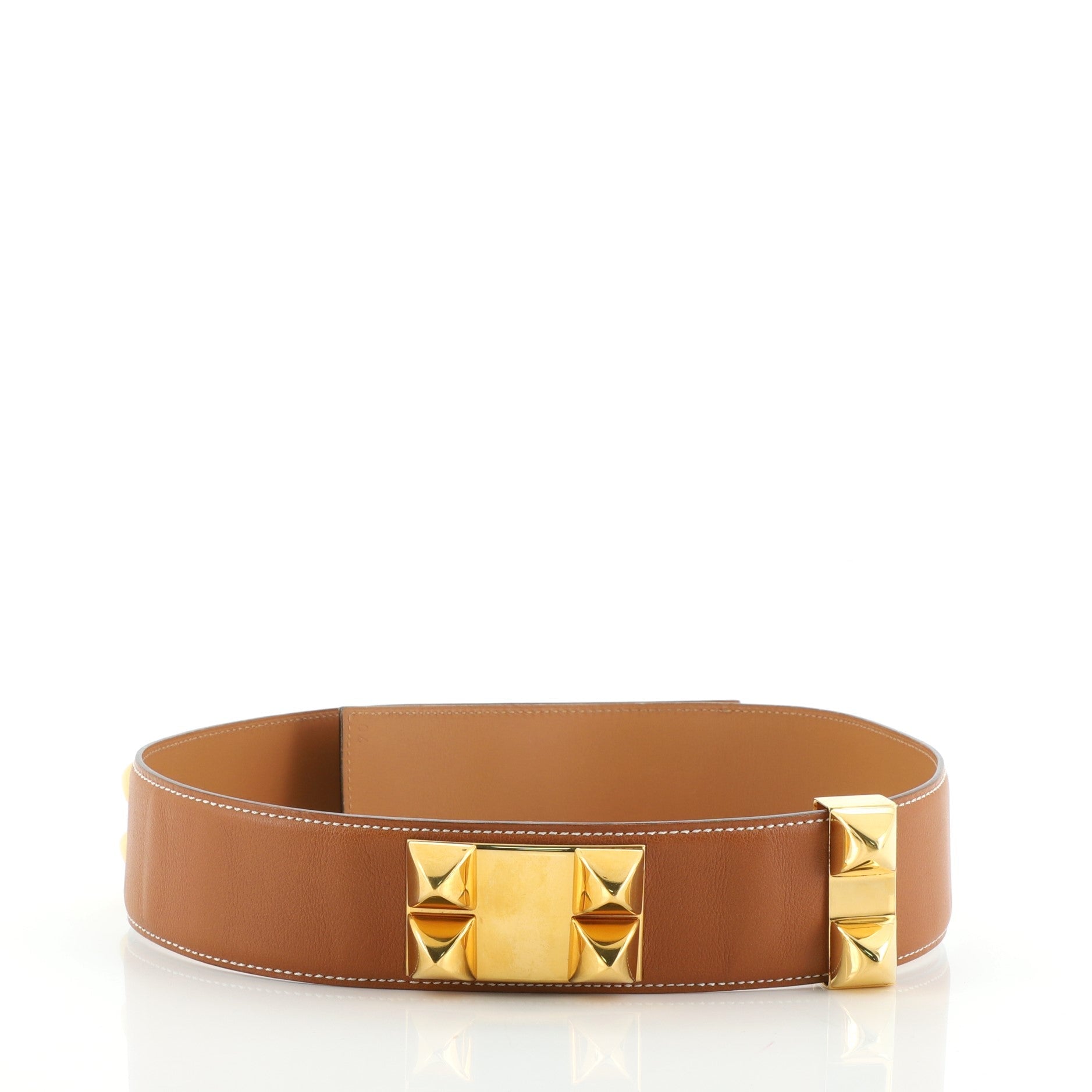 Collier de Chien Belt Leather Wide 70
