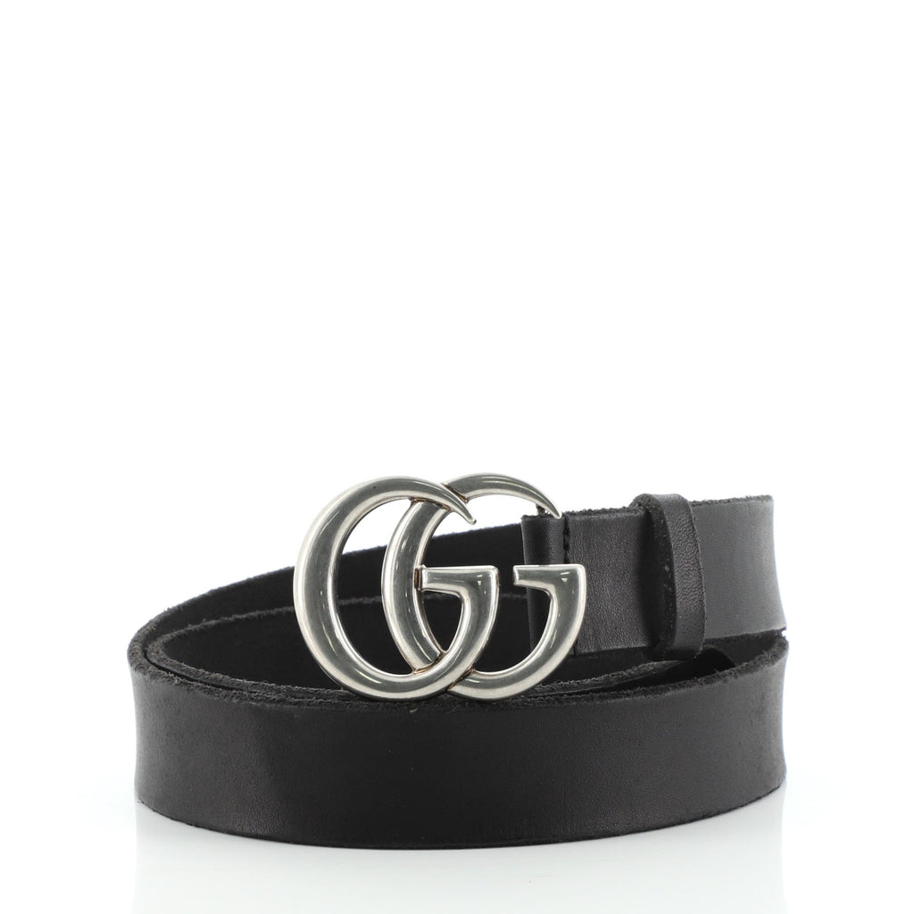 GG Marmont Belt Leather Wide 80
