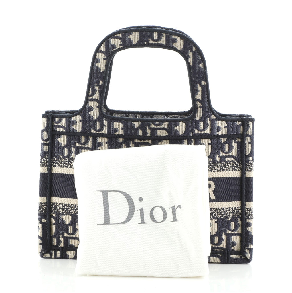 Book Tote Oblique Canvas Mini