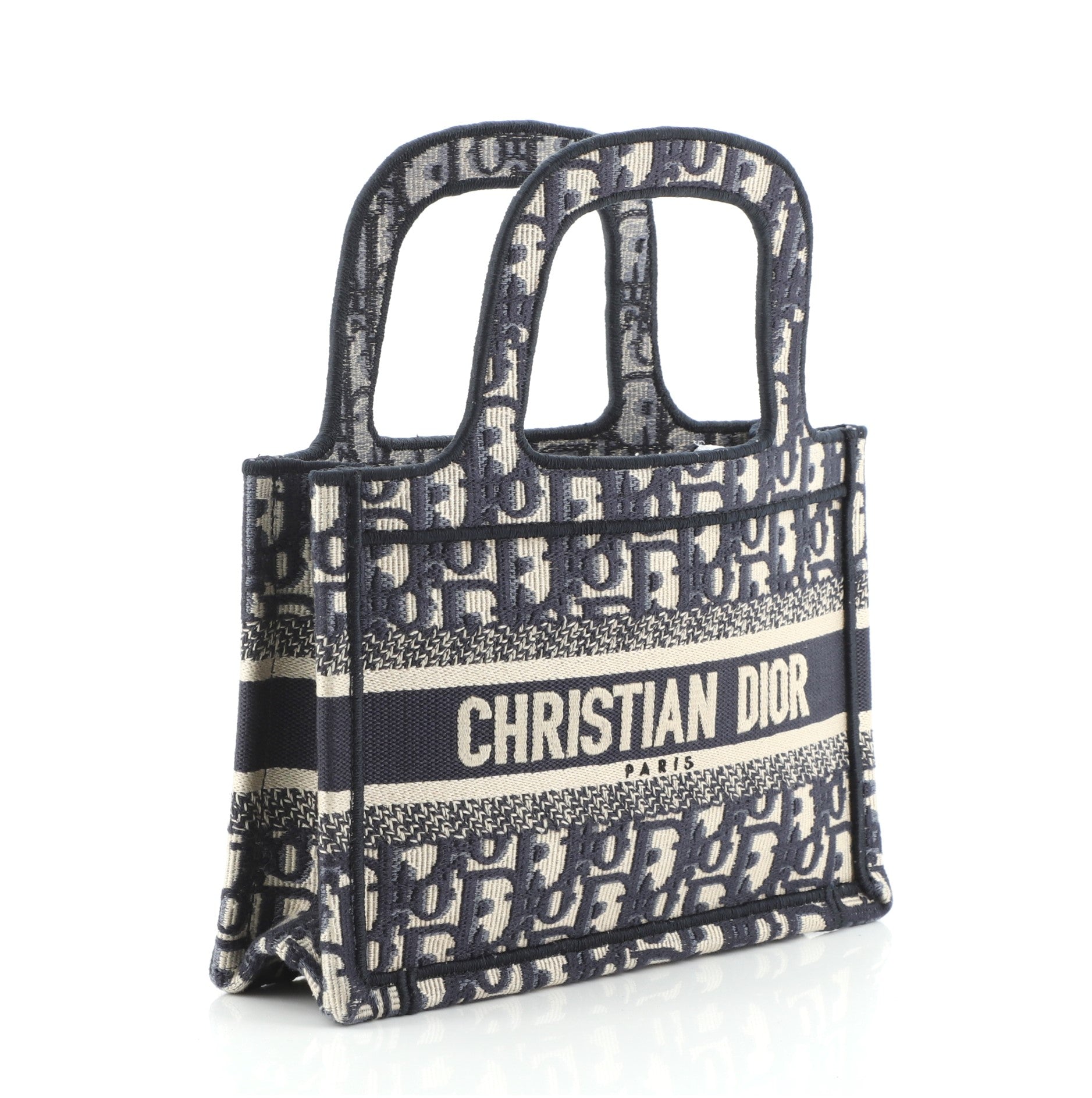 Book Tote Oblique Canvas Mini