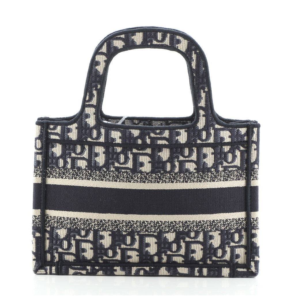 Book Tote Oblique Canvas Mini