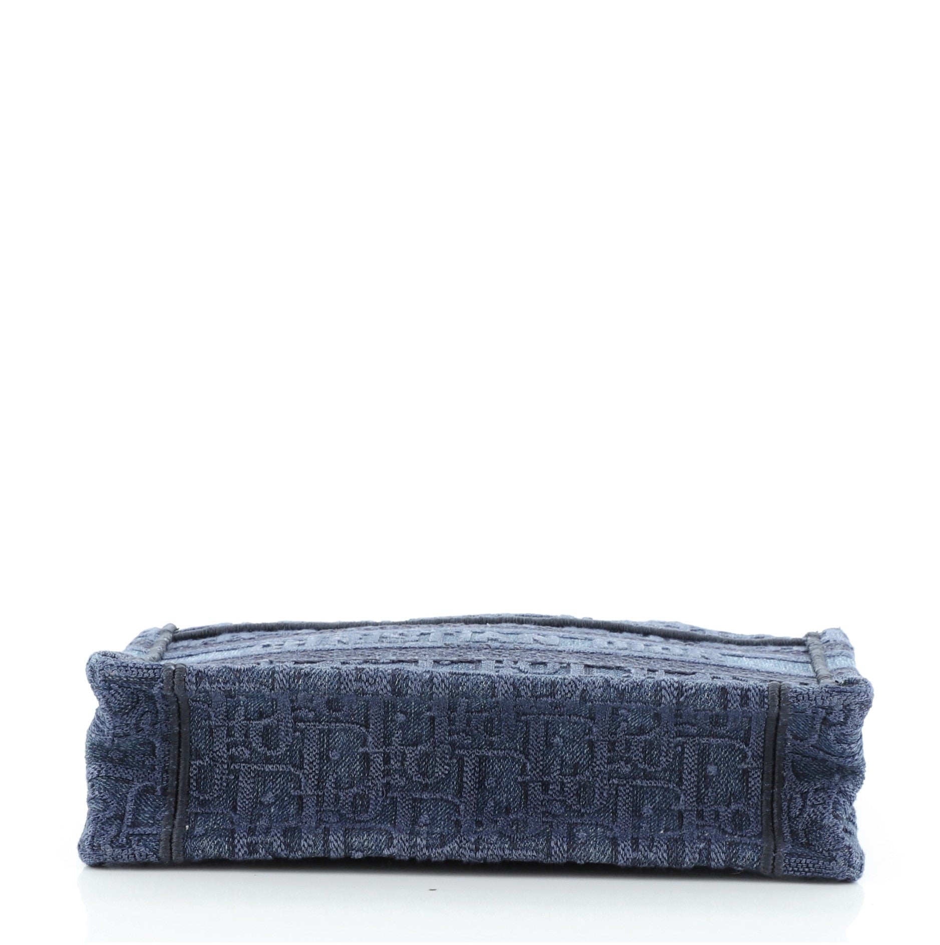 Book Tote Oblique Denim Mini