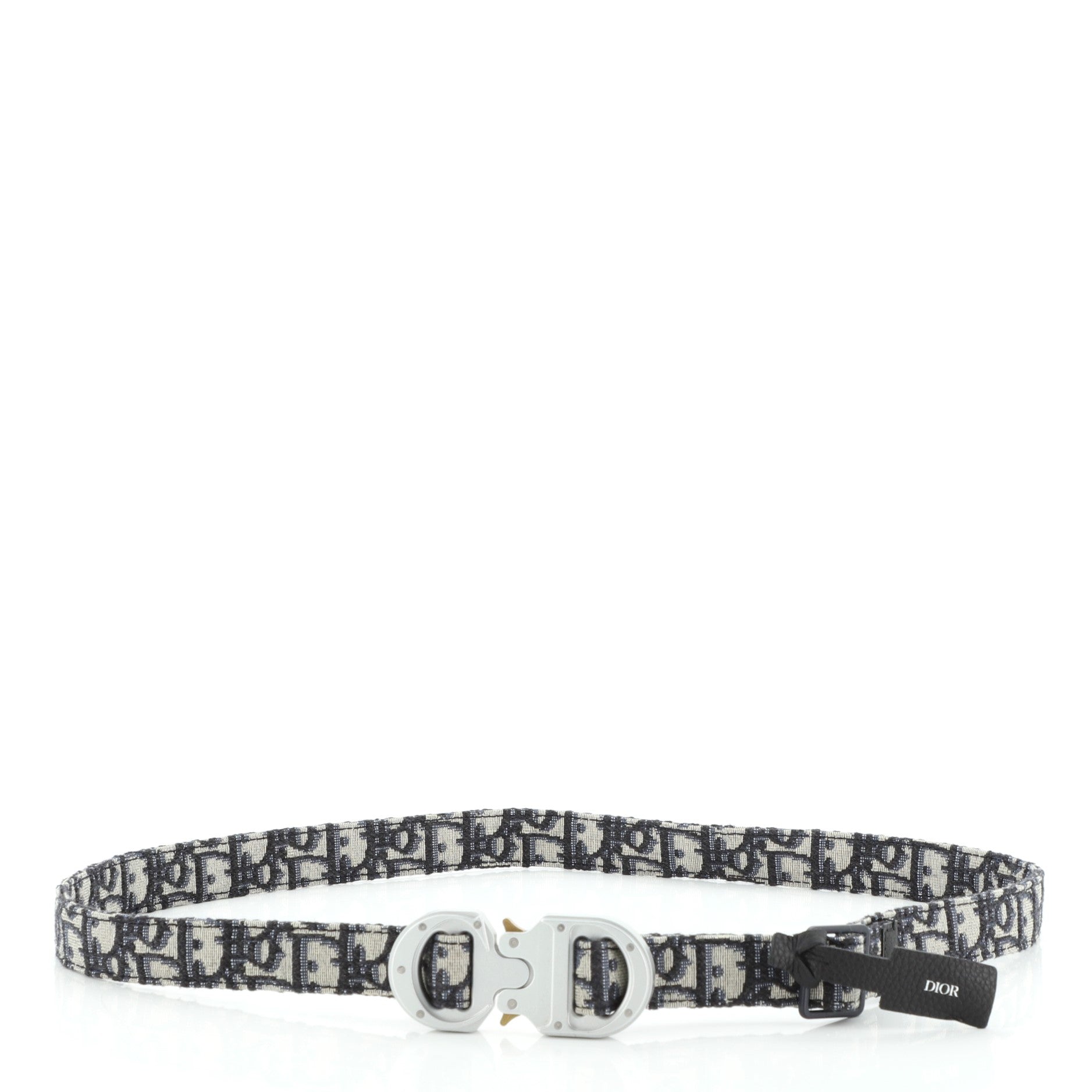 Buckle Belt Oblique Canvas Thin 85