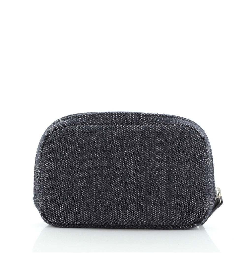 Deauville Curvy Cosmetic Pouch Denim Mini
