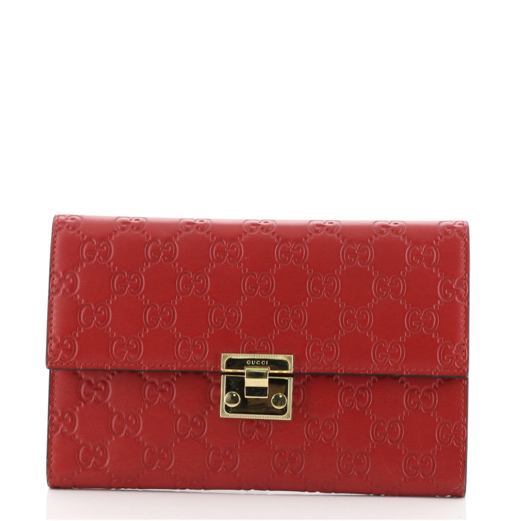Padlock Clutch Guccissima Leather