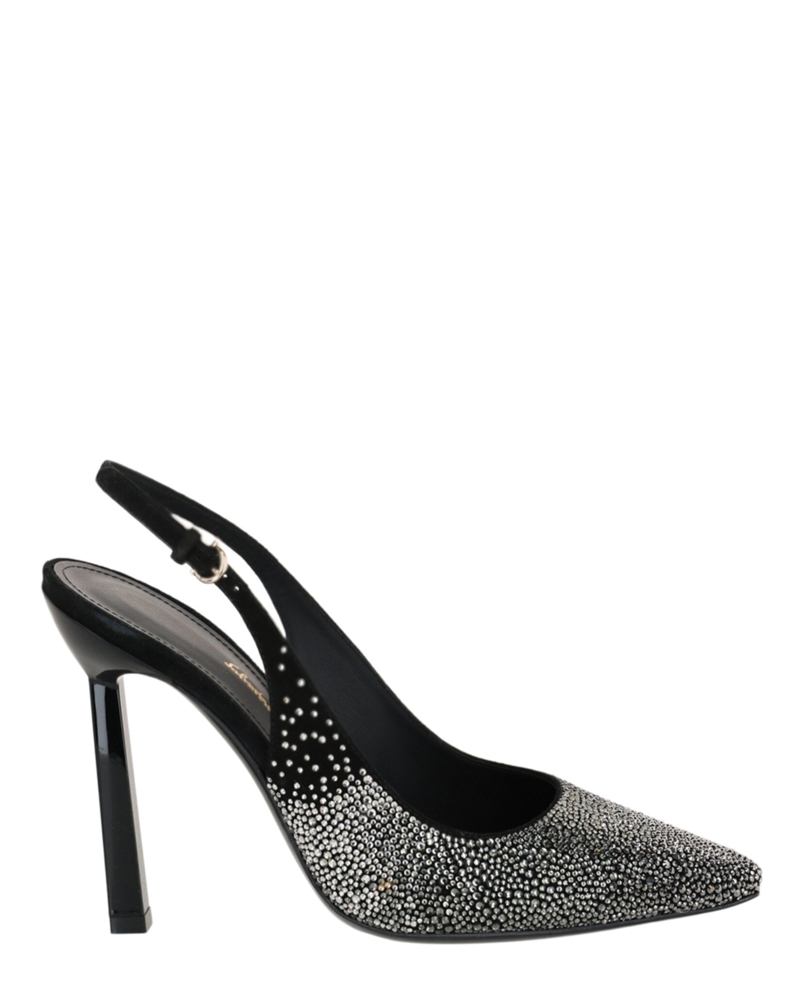 Jessie Crystal-Embellished Slingback Pumps