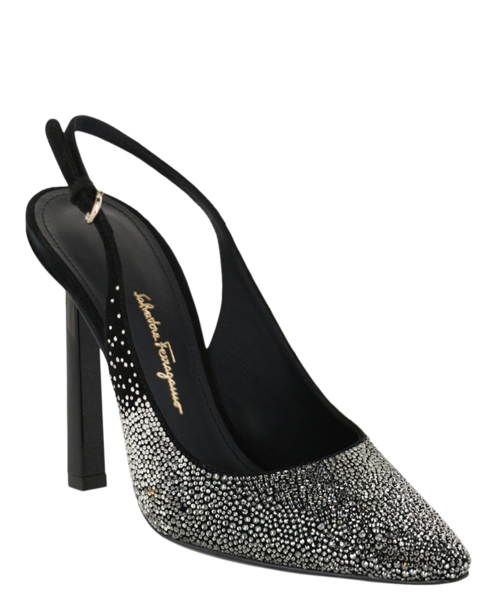 Jessie Crystal-Embellished Slingback Pumps