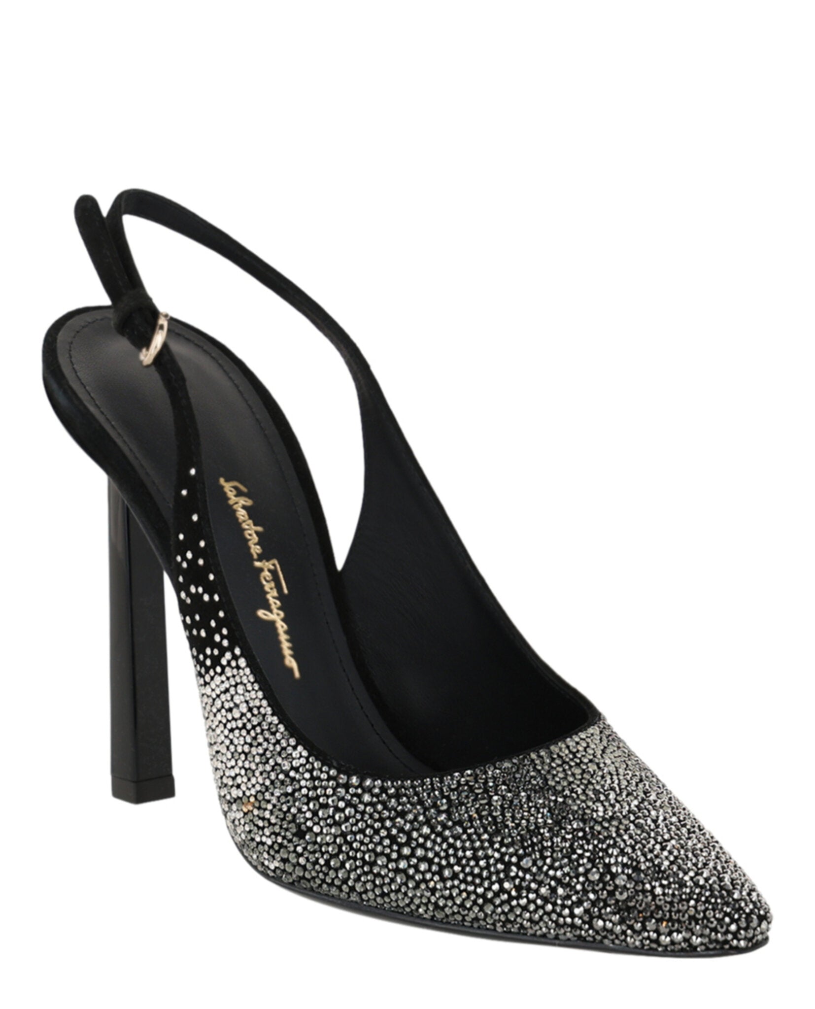 Jessie Crystal-Embellished Slingback Pumps