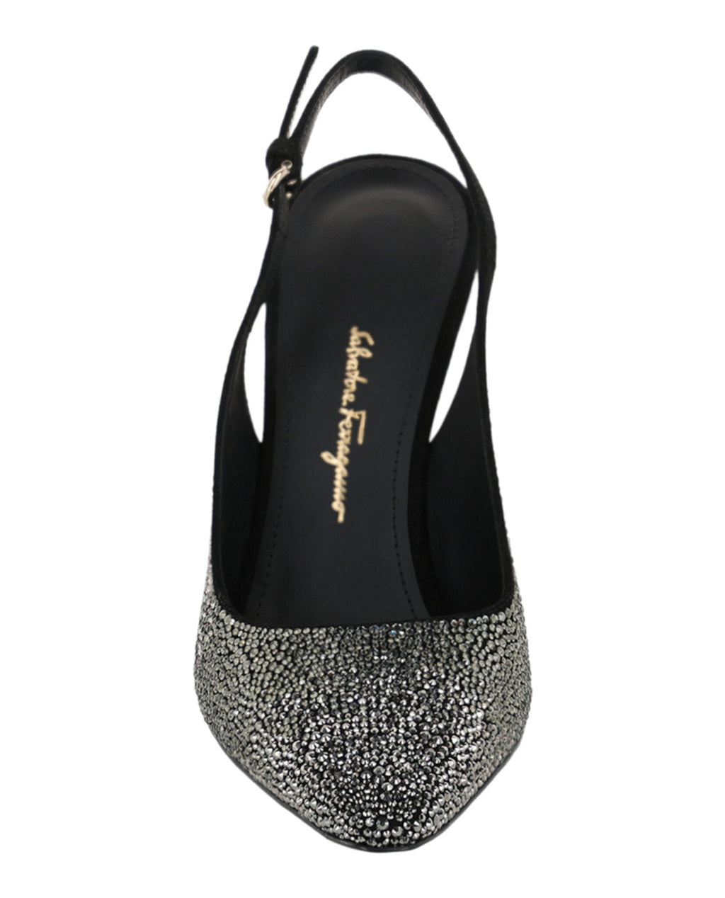 Jessie Crystal-Embellished Slingback Pumps
