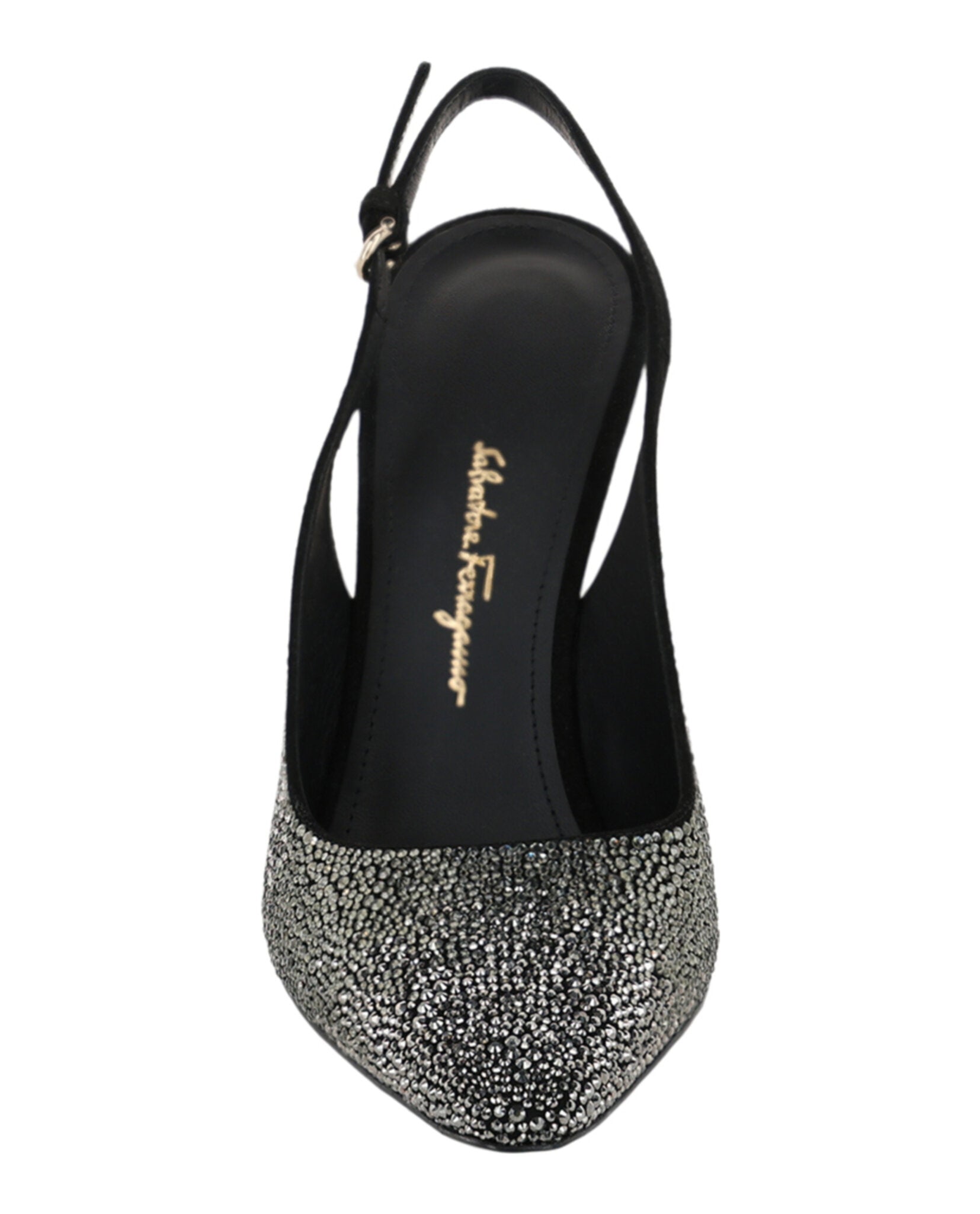 Jessie Crystal-Embellished Slingback Pumps