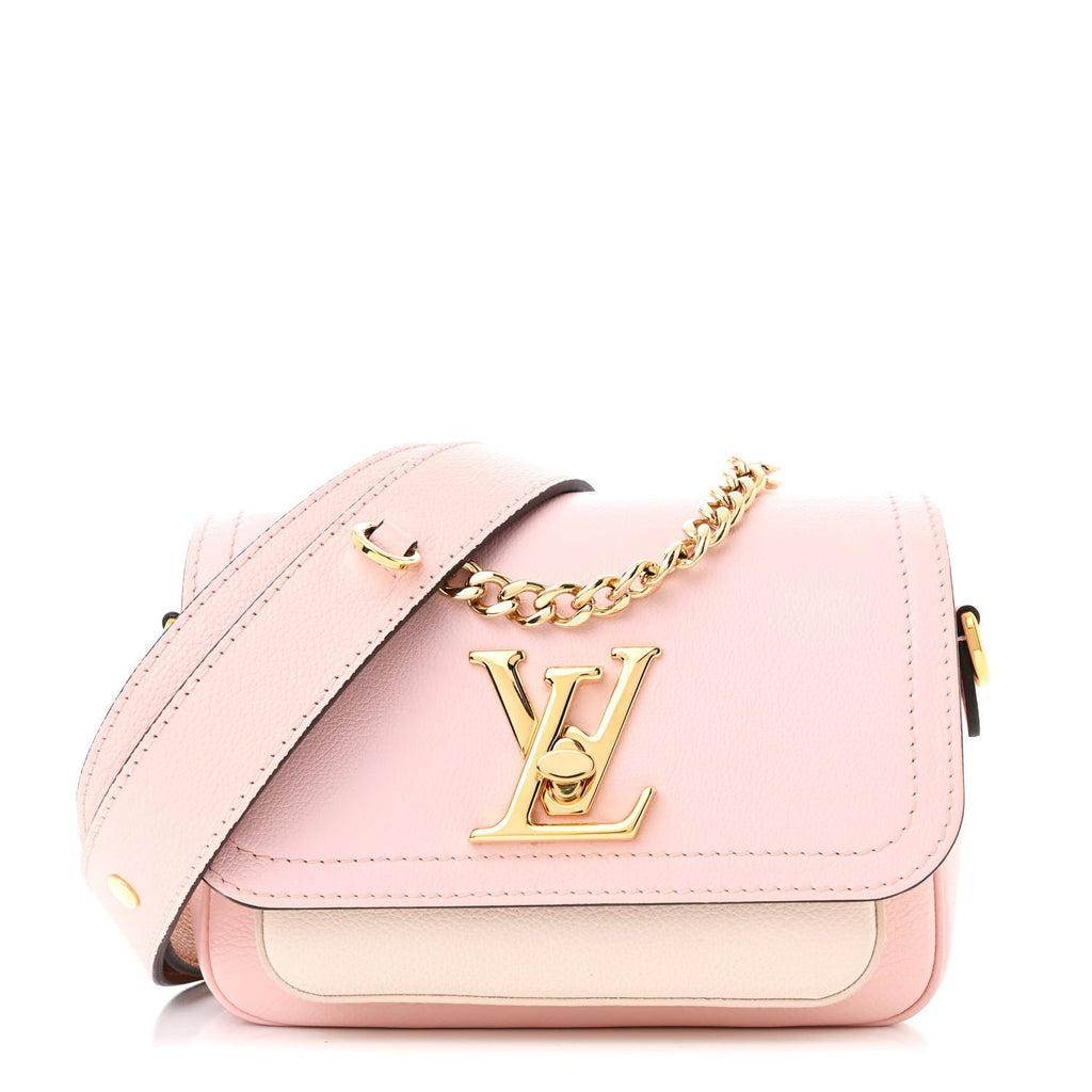 Grained Calfskin Lockme Tender Rose Water