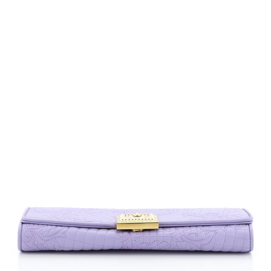 Vanitas Clutch on Chain Barocco Leather