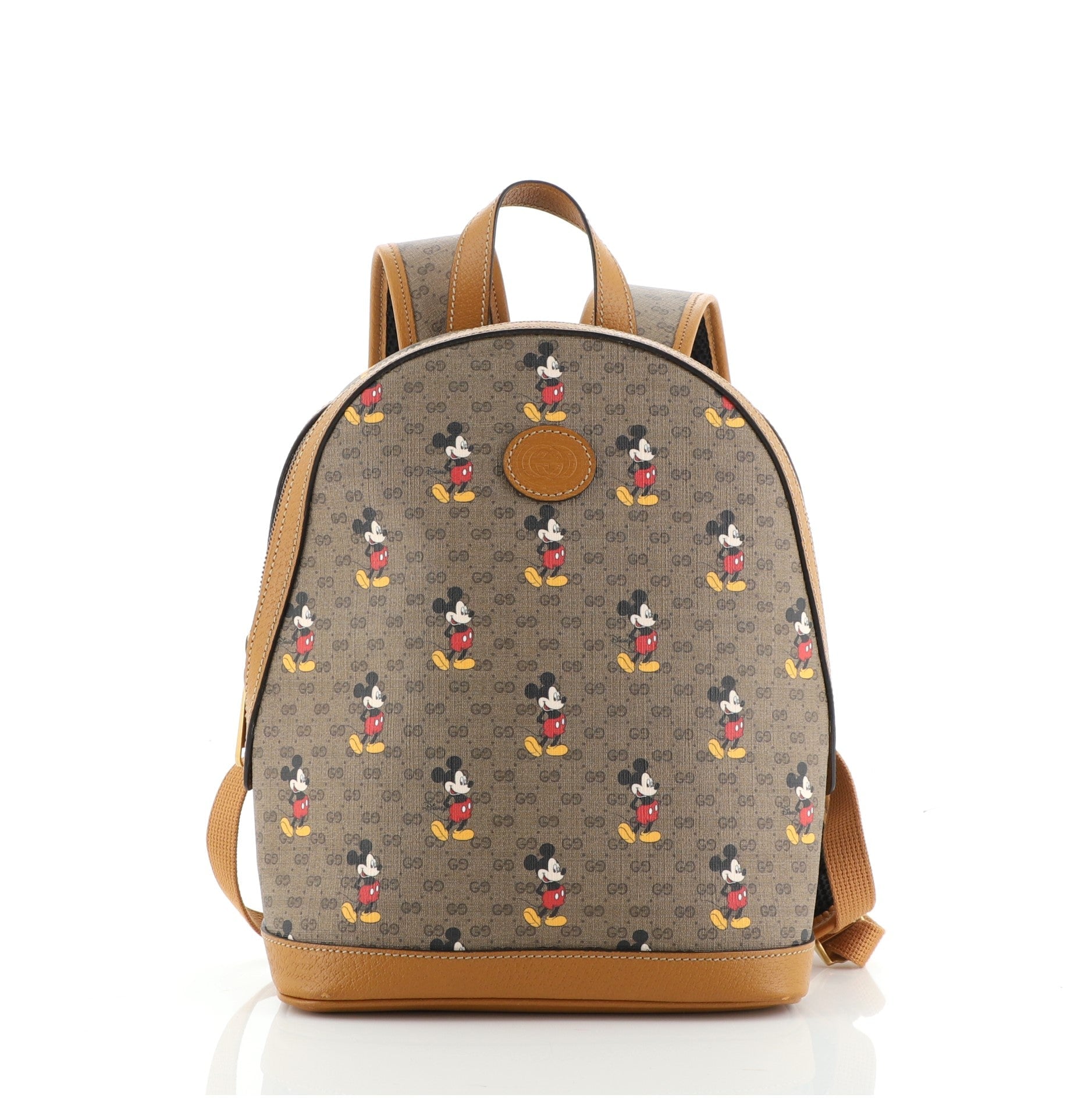 Disney Mickey Mouse Backpack Printed Mini GG Coated Canvas Small