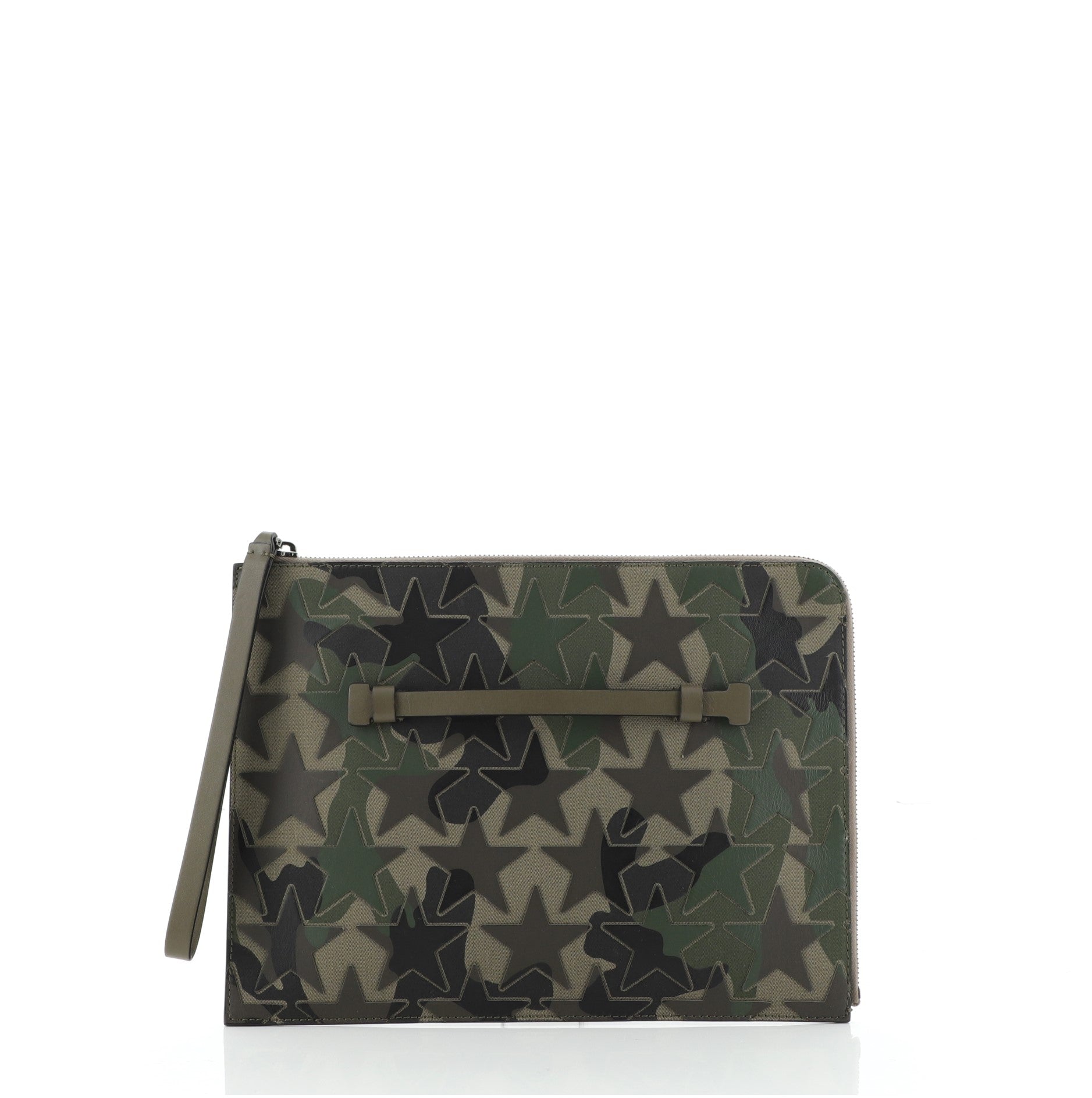 Camustars Zip Clutch Printed Camo Nylon