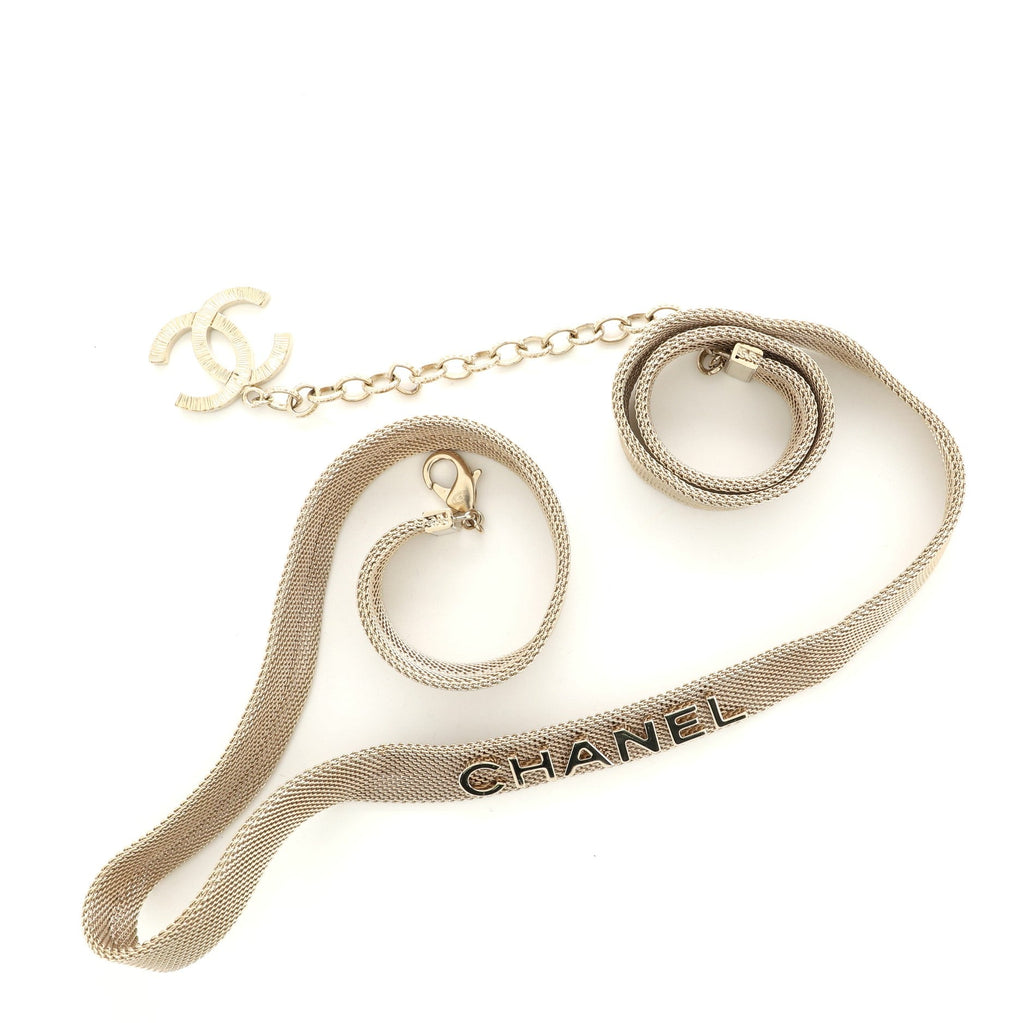 CC Charm Logo Belt Mesh 85