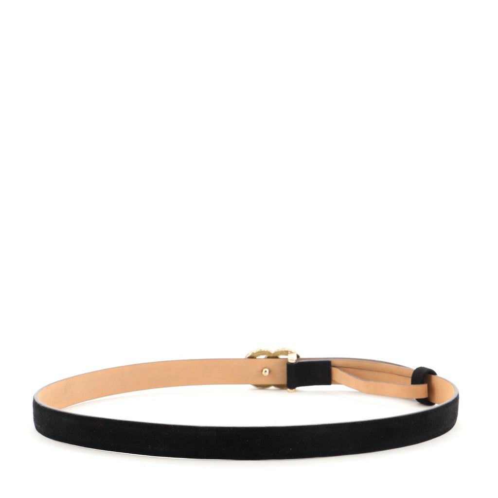 CC Belt Velvet with Faux Pearls Thin 80