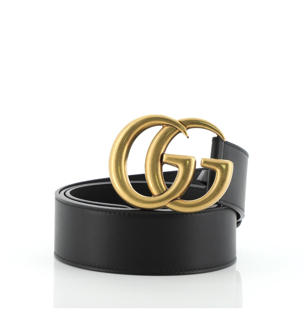 GG Marmont Belt Leather Wide 80