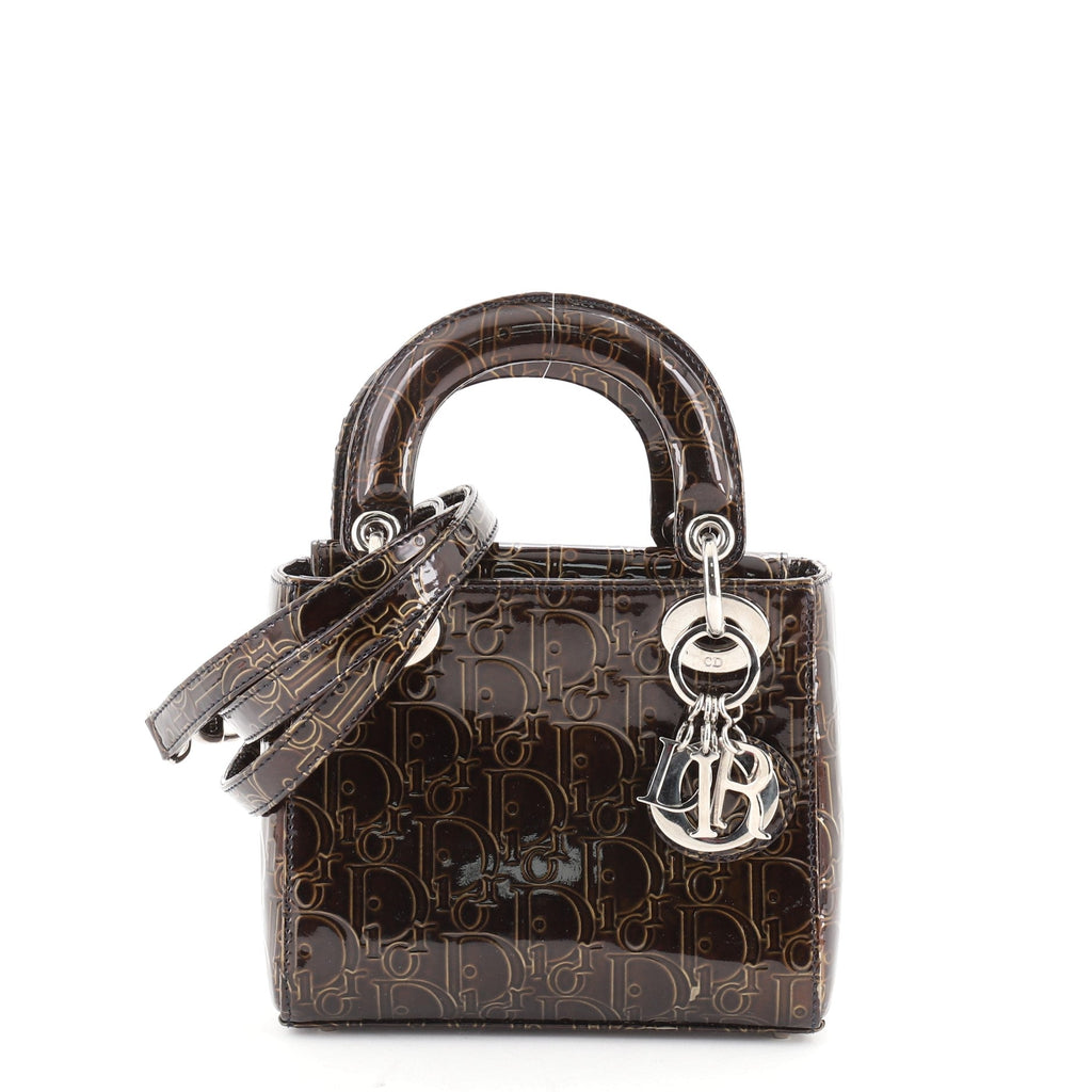 Lady Dior Bag Ultimate Embossed Patent Mini