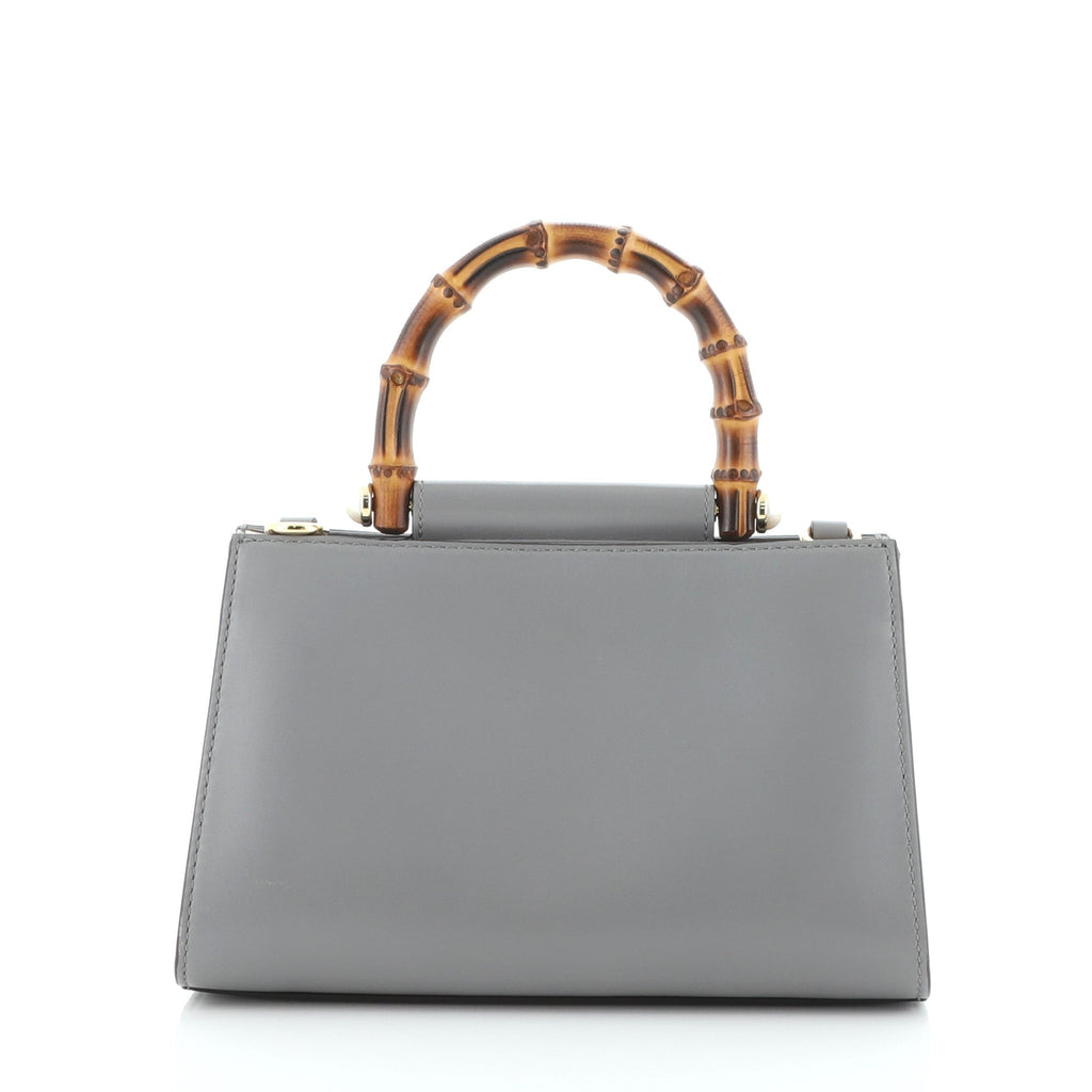 Nymphaea Top Handle Bag Leather Mini