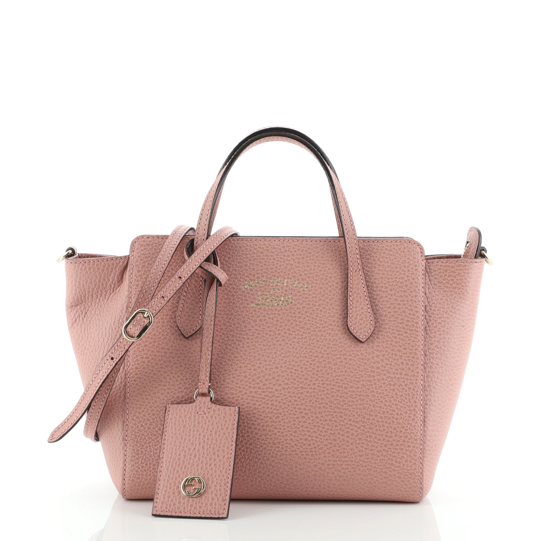 Swing Crossbody Bag Pebbled Leather Mini