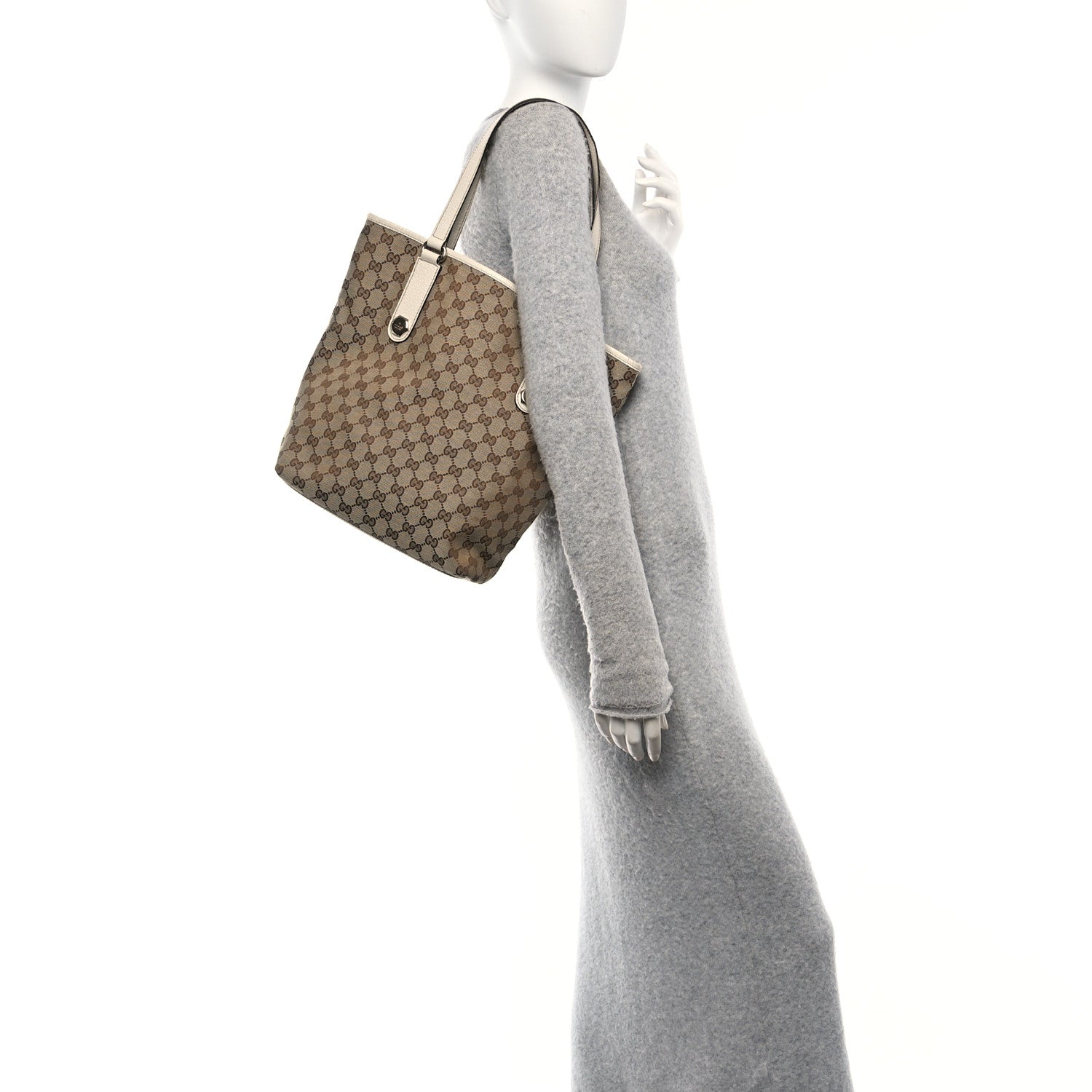 Monogram Charmy Tote Off White