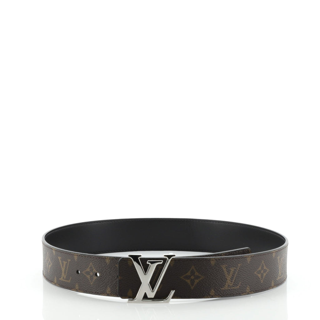 Initiales Reversible Belt Monogram Canvas and Leather Wide 80