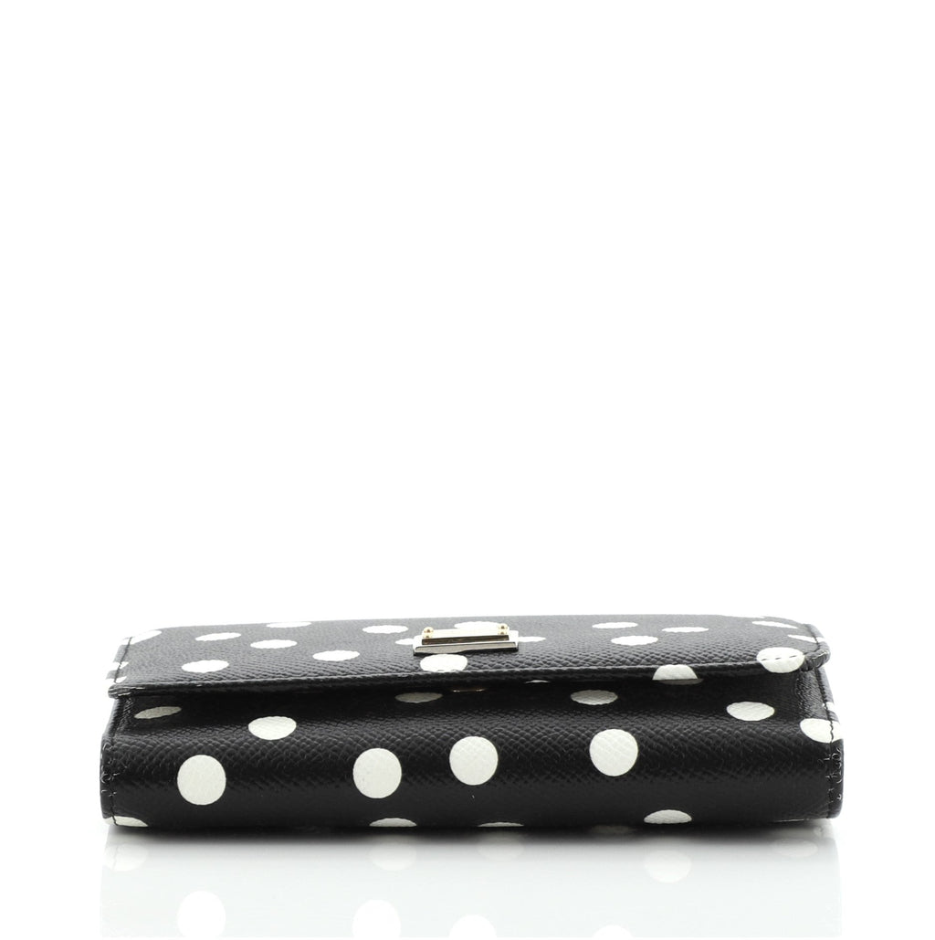 Sicily Wallet on Chain Printed Leather Mini
