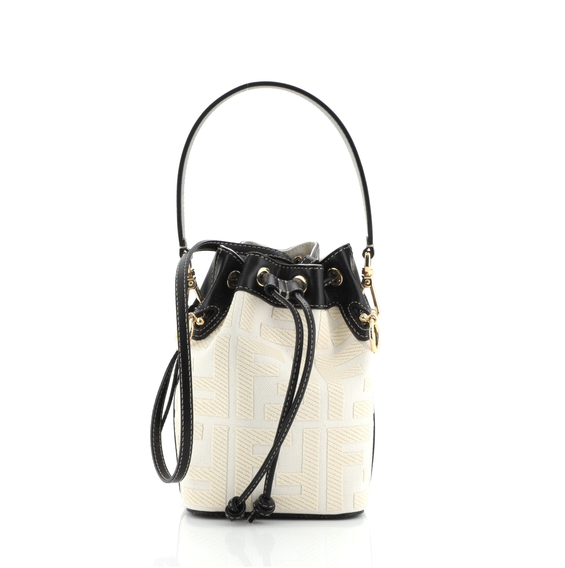 Mon Tresor Bucket Bag Zucca Jacquard Mini