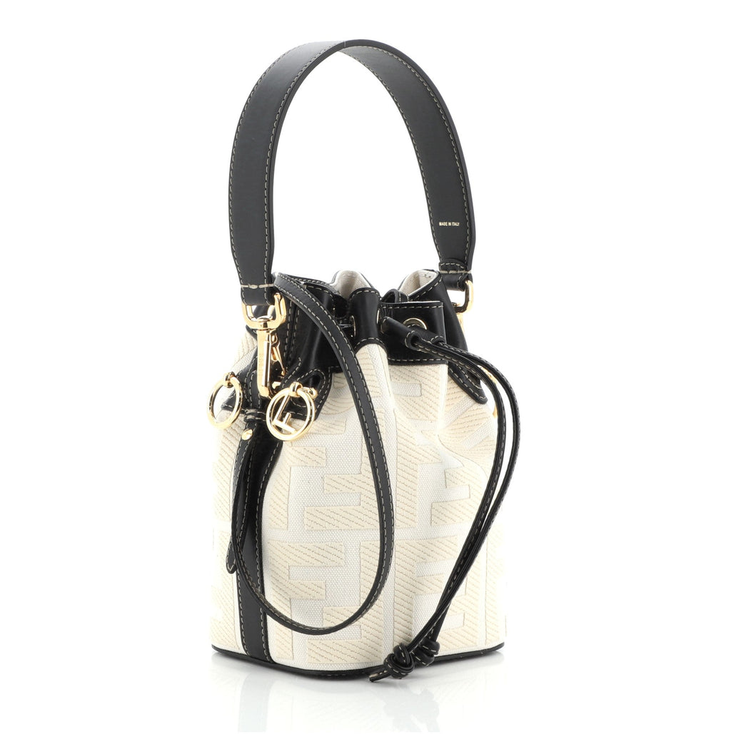 Mon Tresor Bucket Bag Zucca Jacquard Mini