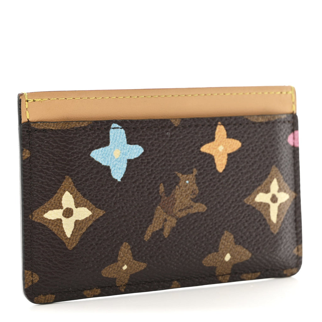 Monogram Craggy  Holder Chocolate
