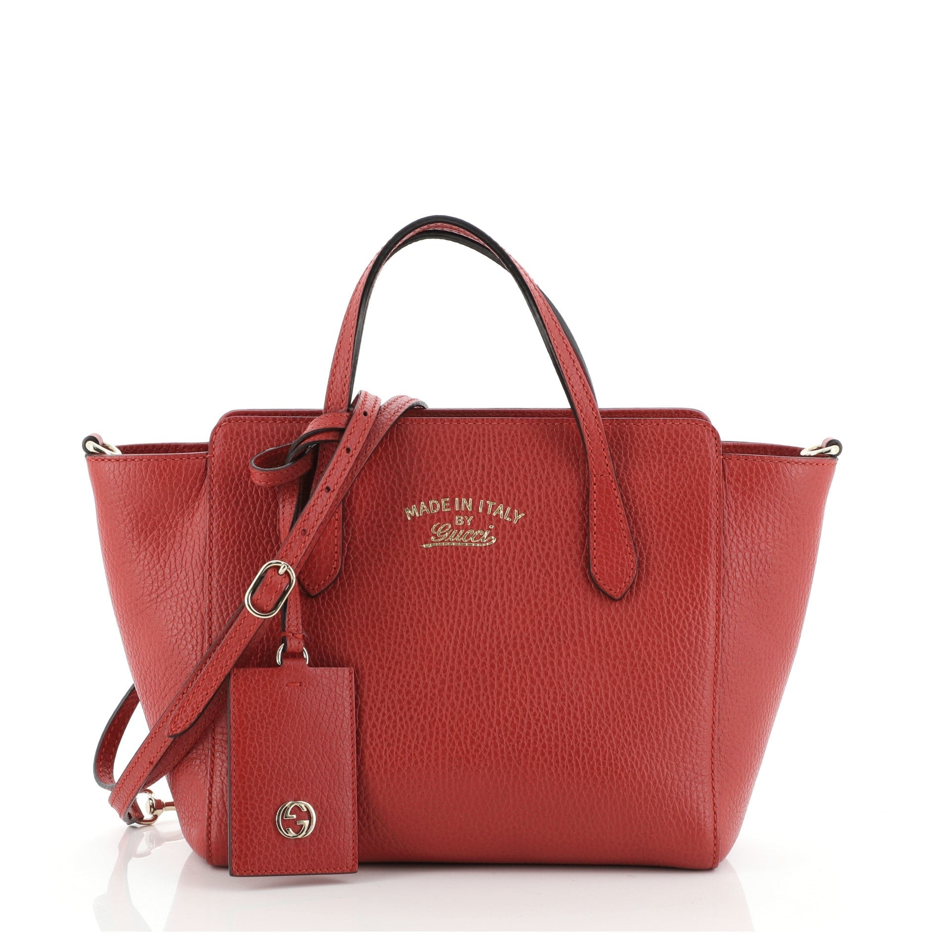 Swing Crossbody Bag Pebbled Leather Mini