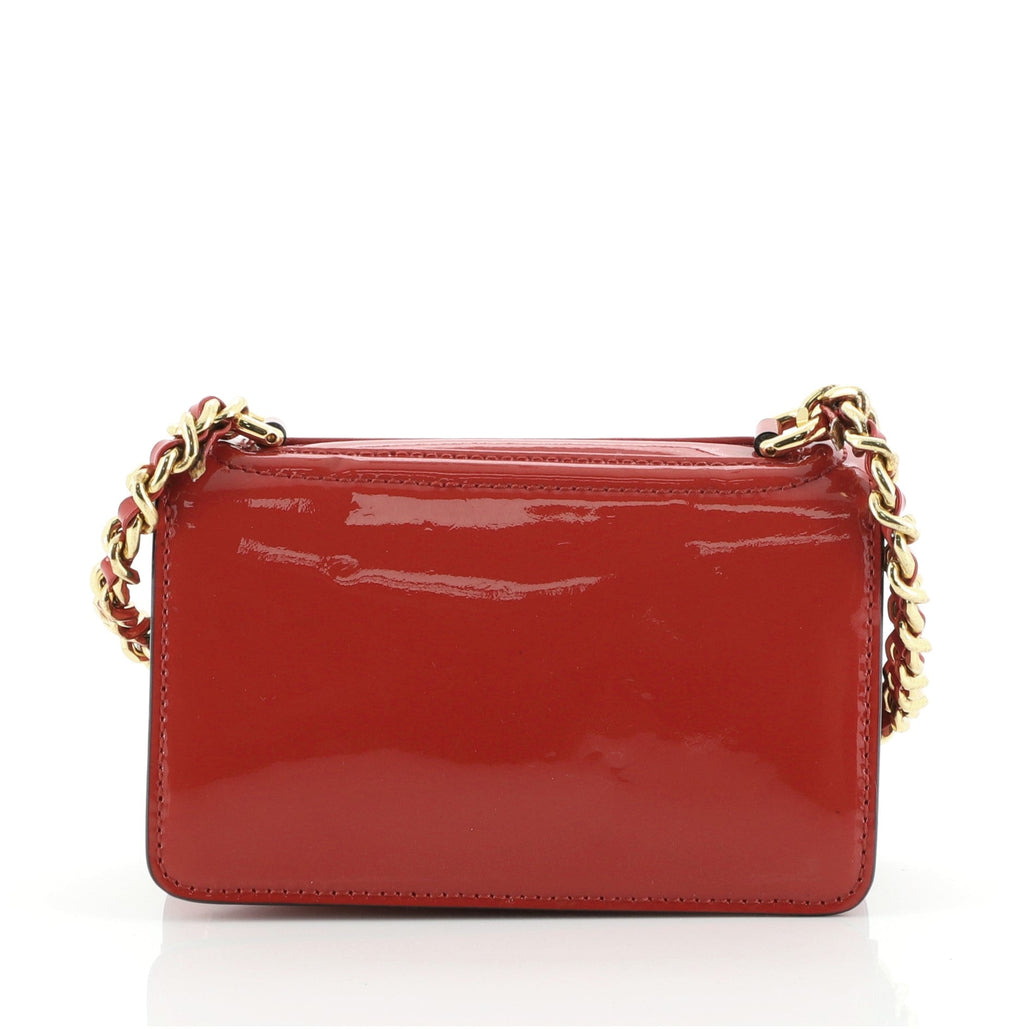 Logo Chain Flap Bag Patent Mini