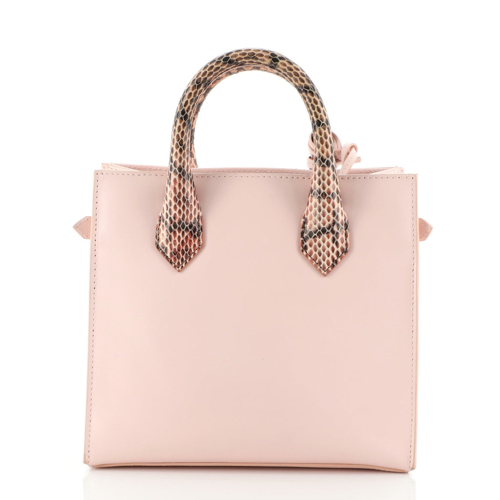 Nude All Afternoon Tote Leather with Snakeskin Mini