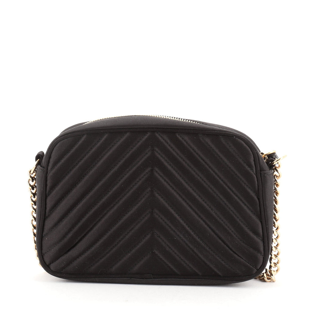 Stella Star Camera Bag Quilted Satin Mini
