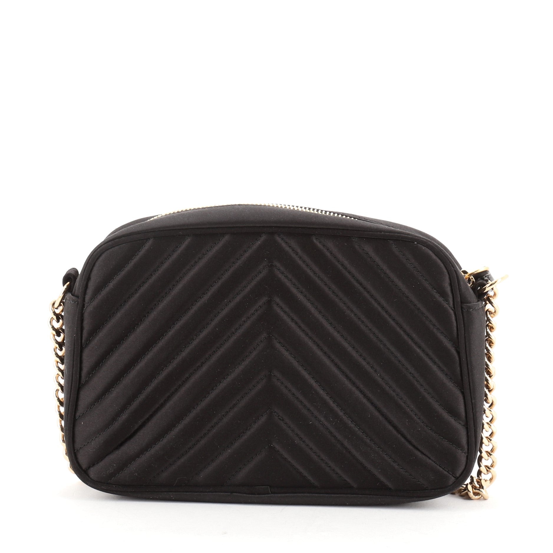 Stella Star Camera Bag Quilted Satin Mini