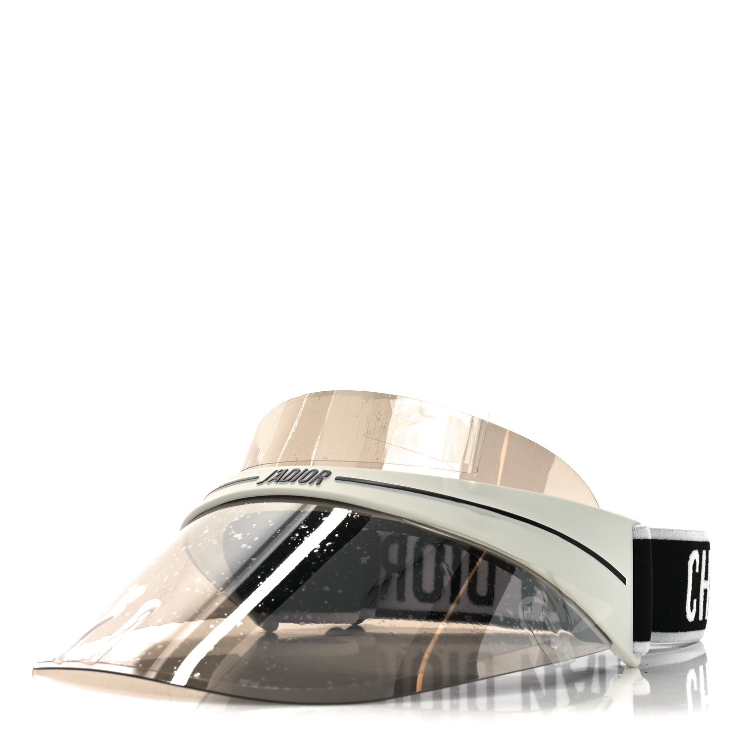 Mirrored DiorClub1 Sun Visor Silver