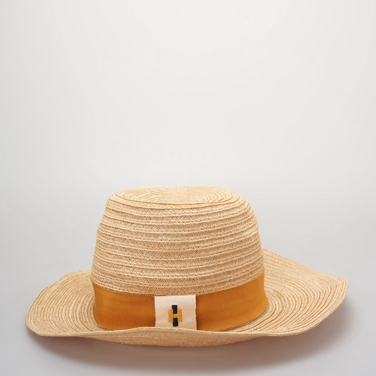 Hermes Linen Raffia Straw Hat 59 Natural Material Hats