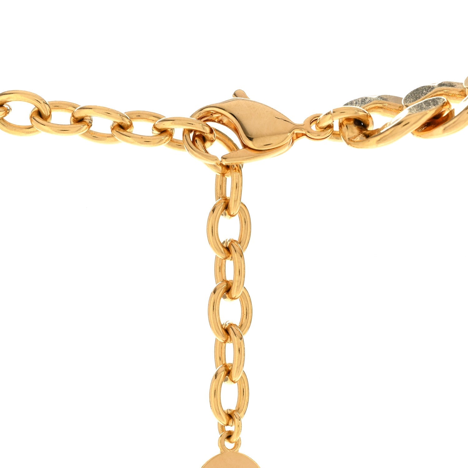 Metal Danseuse Etoile Chain Choker Necklace Gold