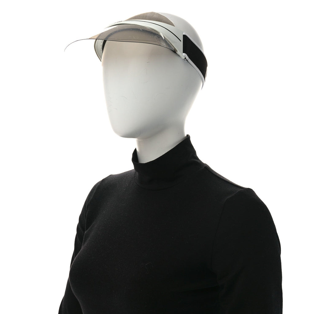 Mirrored DiorClub1 Sun Visor Silver