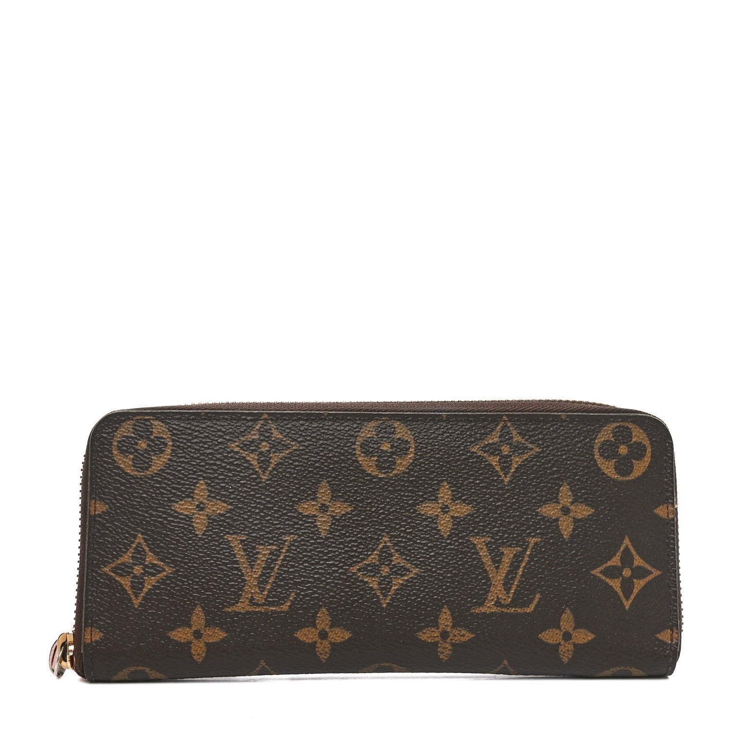 Monogram Clemence Wallet Rose Ballerine