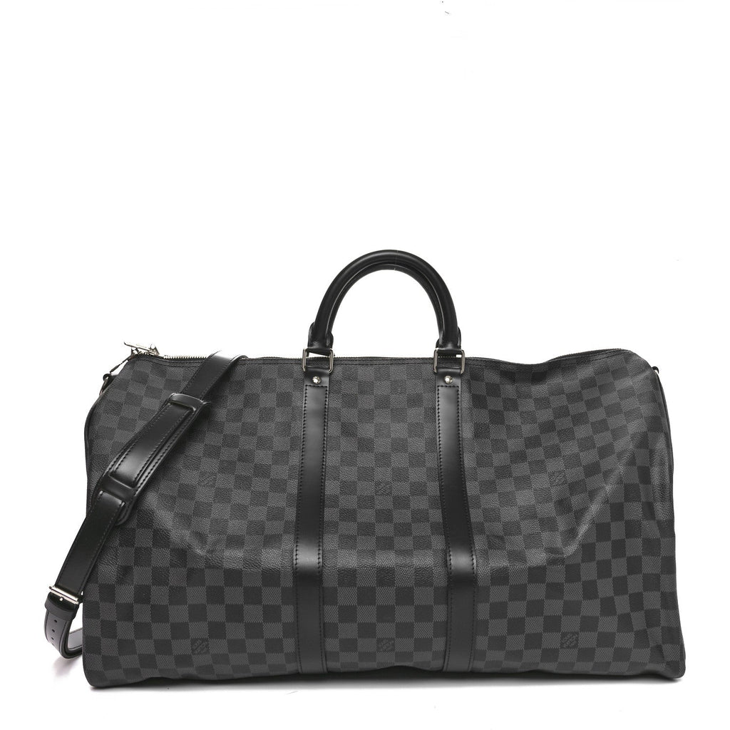 Damier Graphite Keepall Bandouliere 55