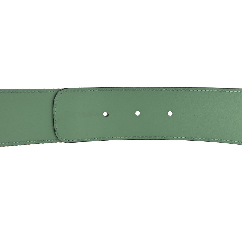 Monogram Jumbo GG Textured Dollar Calfskin Double G 40mm Belt  70 28 Beige Pepperlight Mint