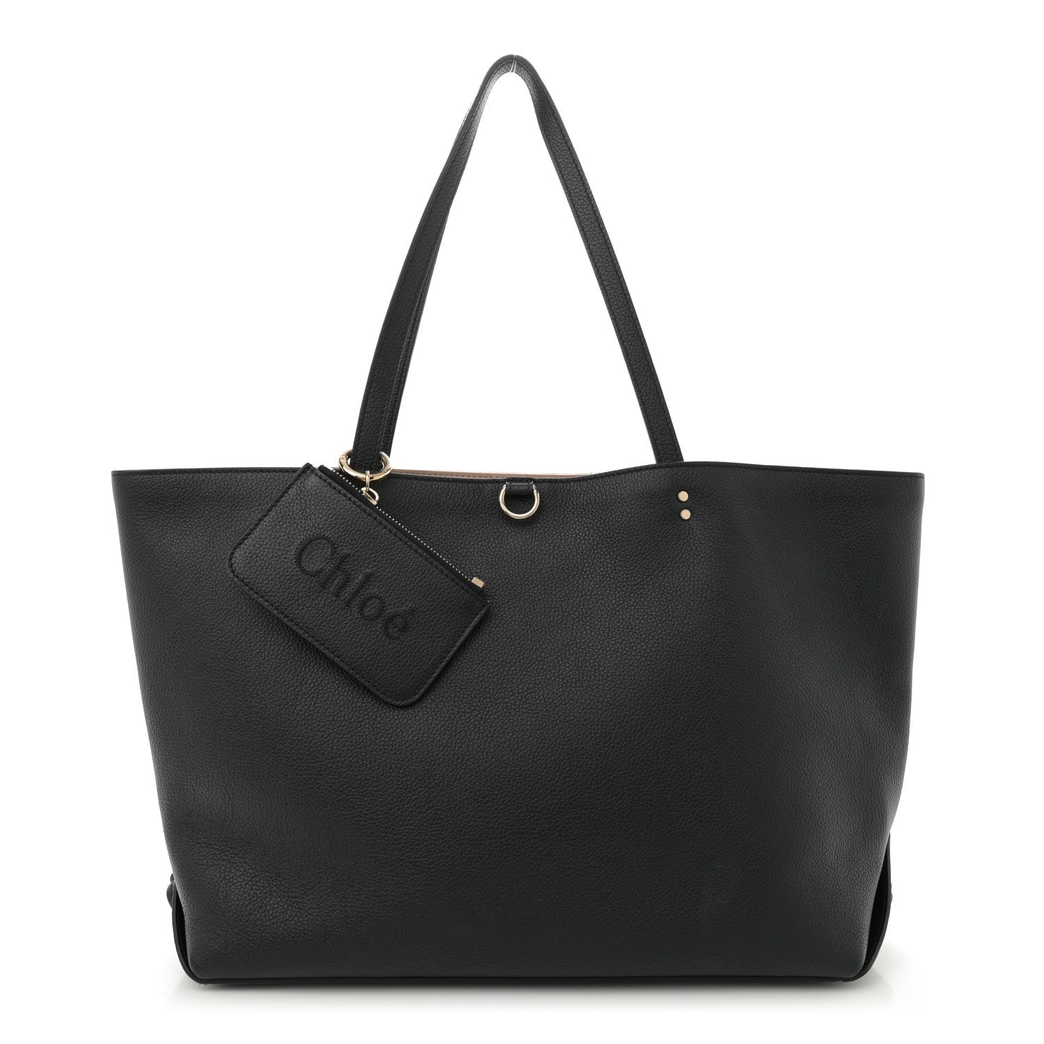 Calfskin Medium East West Sense Tote Black