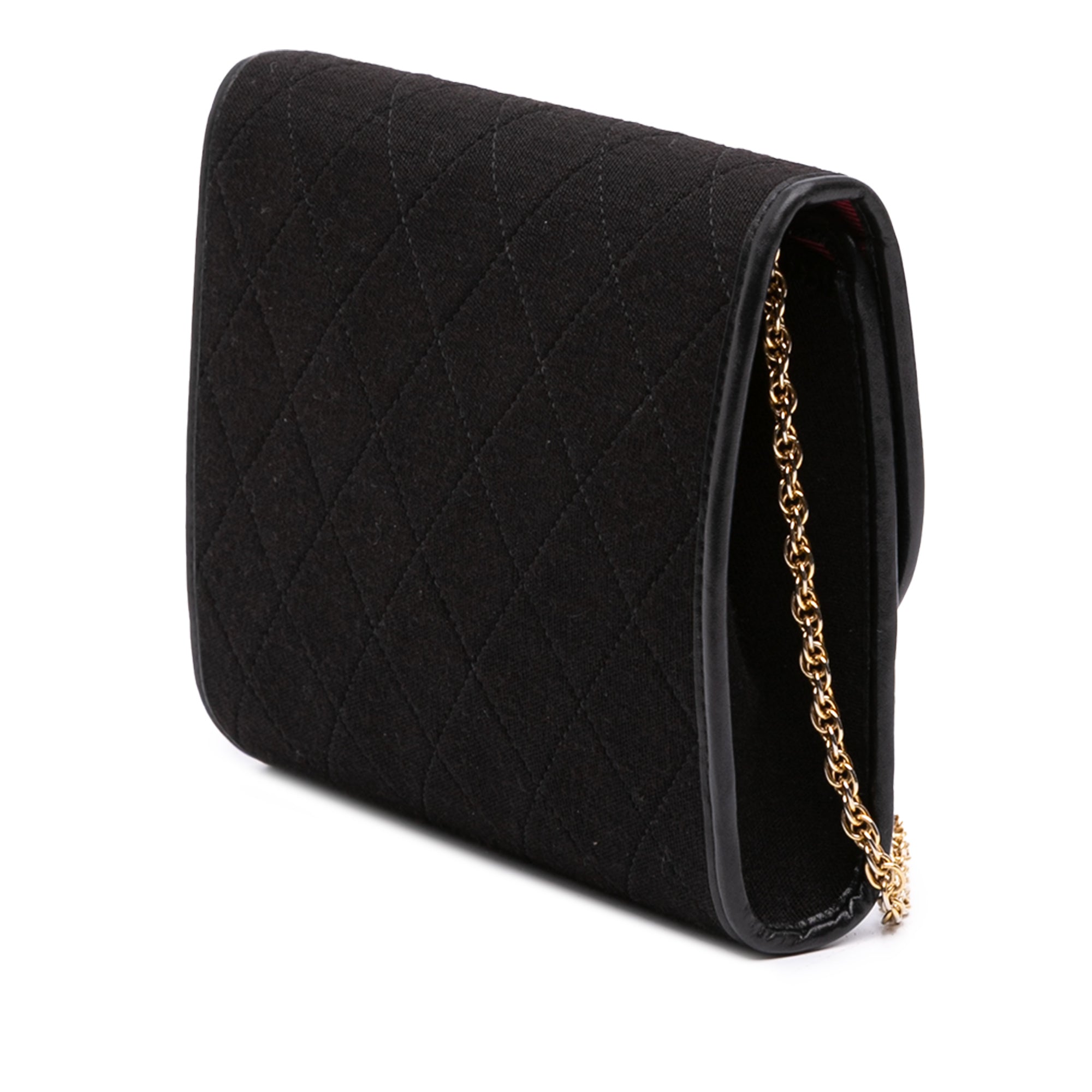 Vintage Reissue Chain Double Flap Bag Quilted Jersey Small