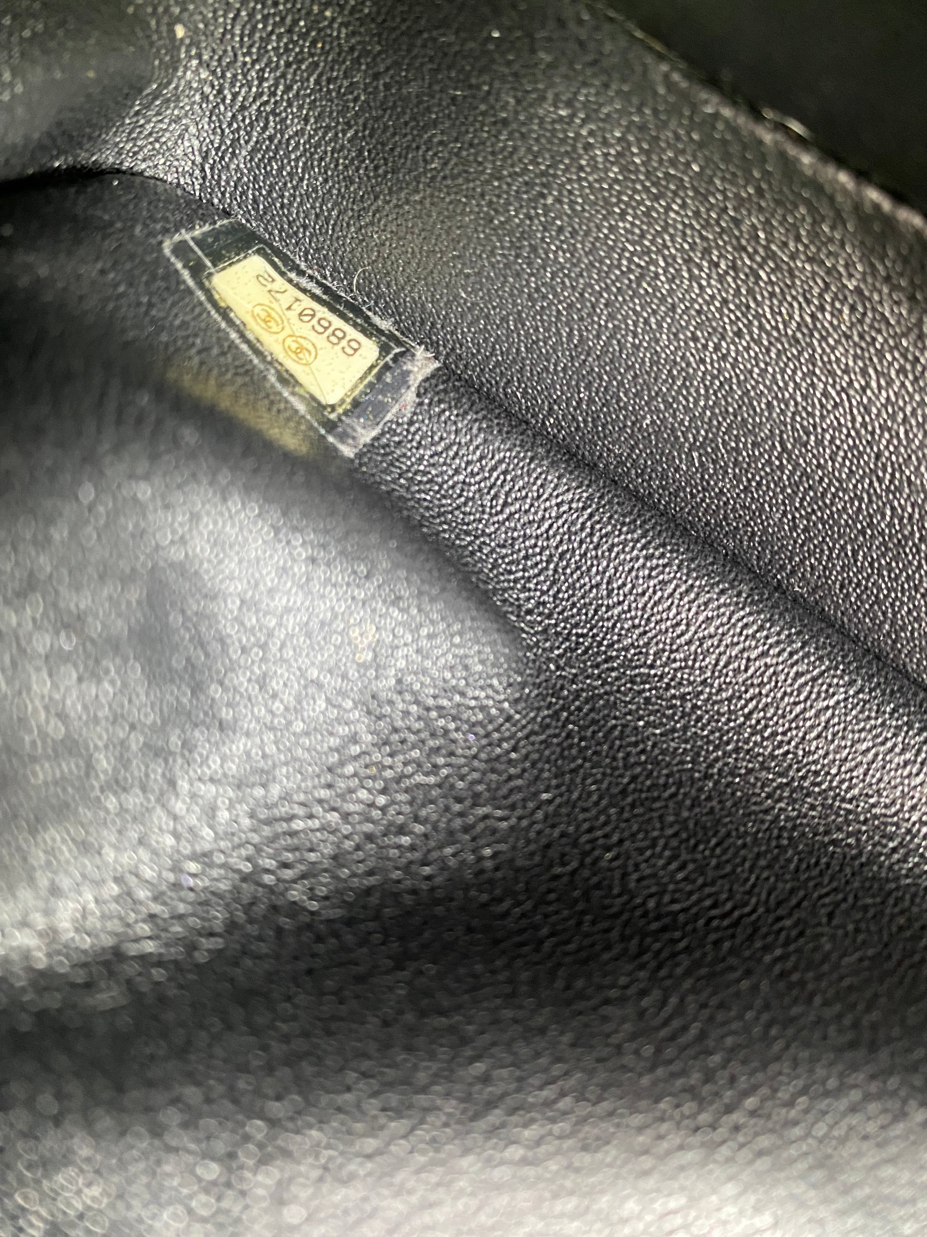 Chanel Vintage Brown Canvas Coco East West Single Flap Bag