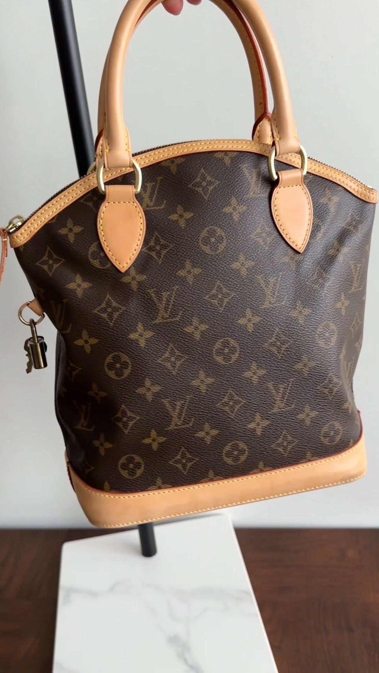 Louis Vuitton Monogram Canvas Lockit PM Vertical Bag