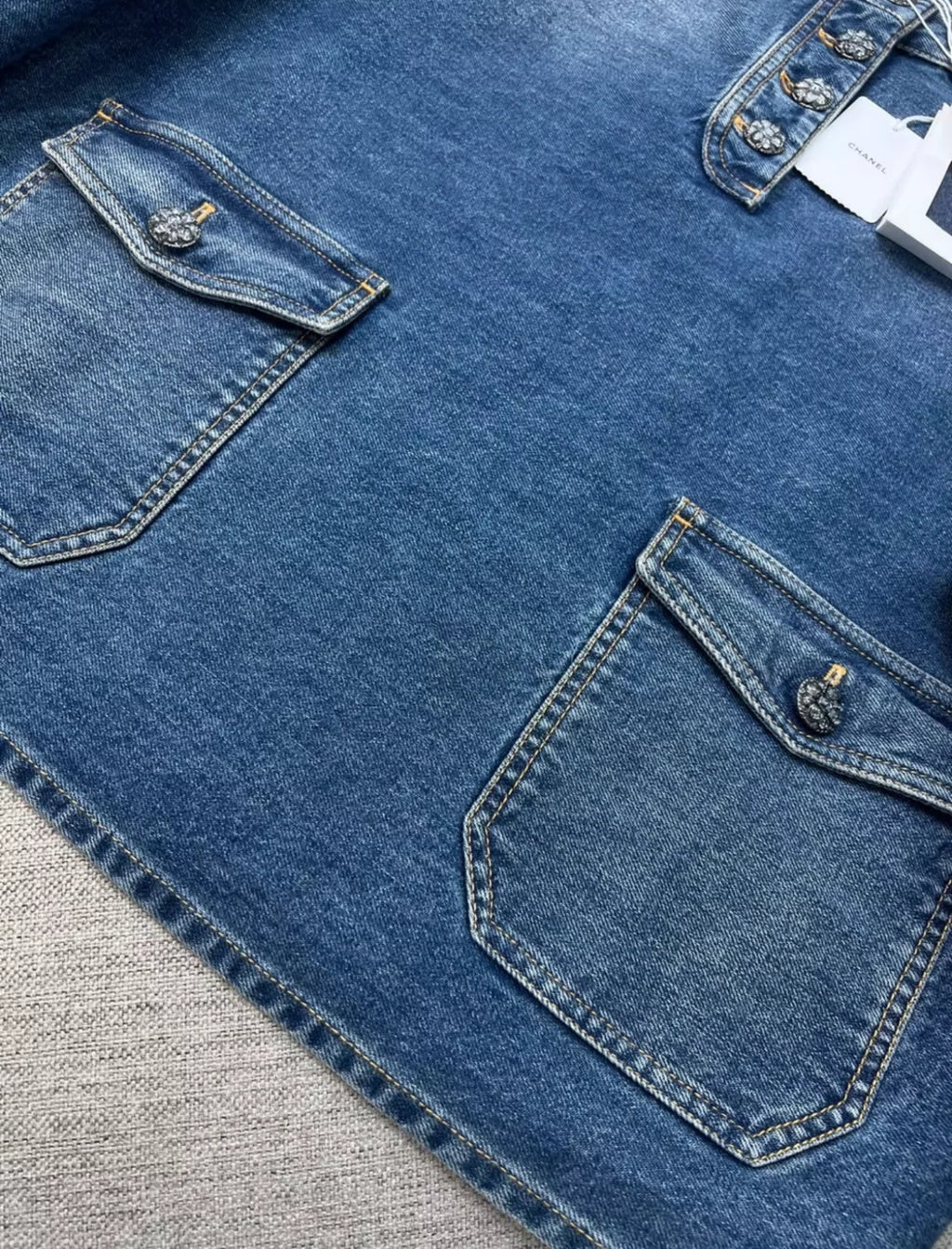 Chanel 24S denim pullover