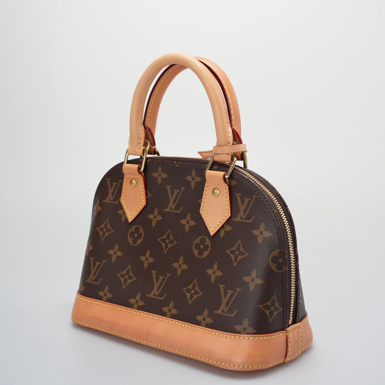 Louis Vuitton Alma BB Monogram Brown Shoulder Bag From 2017